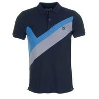 Lyle & Scott Colour Block Polo Shirt New Navy Review